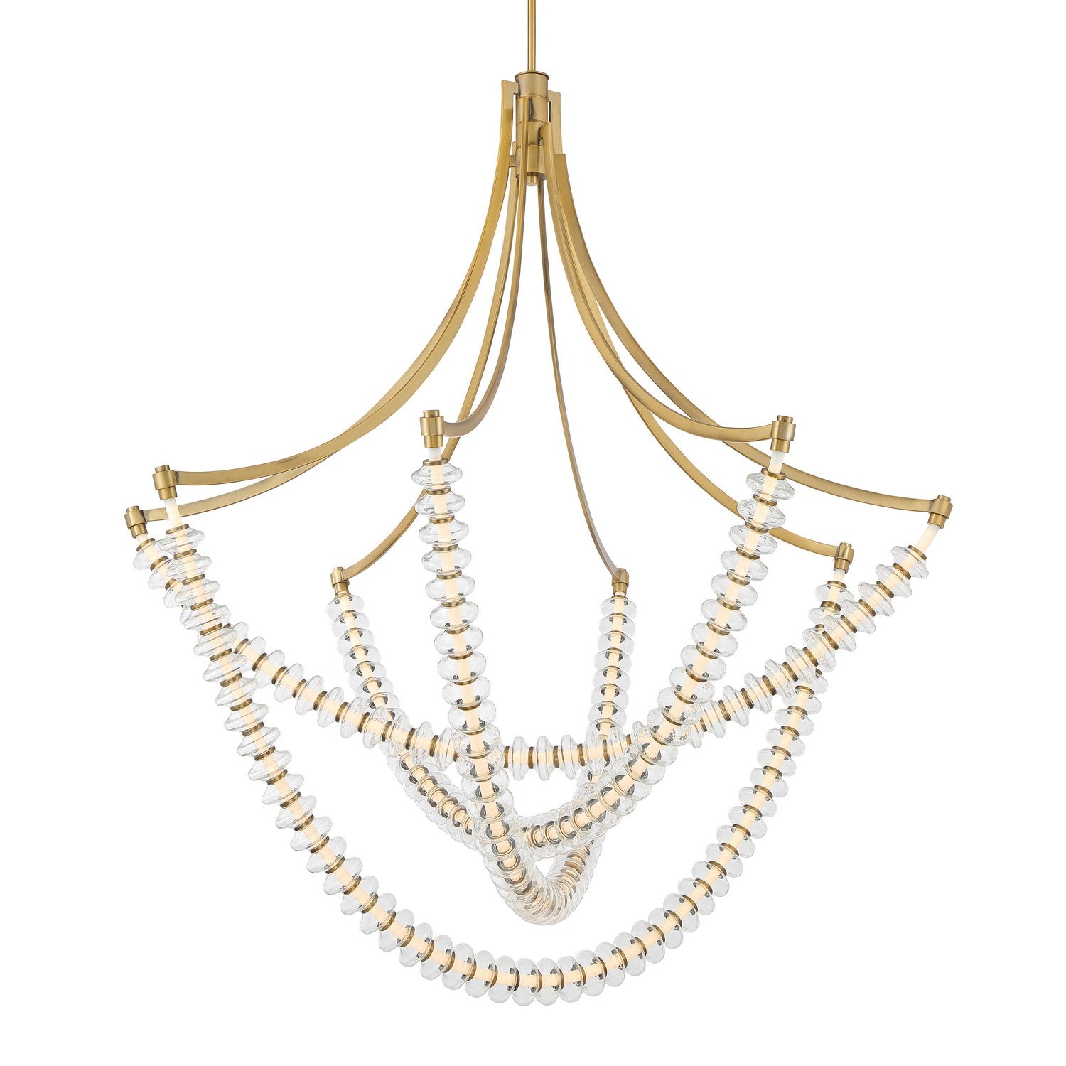 Minka-Lavery - 5648-732-L - LED Chandelier - Pearl - Legacy Brass