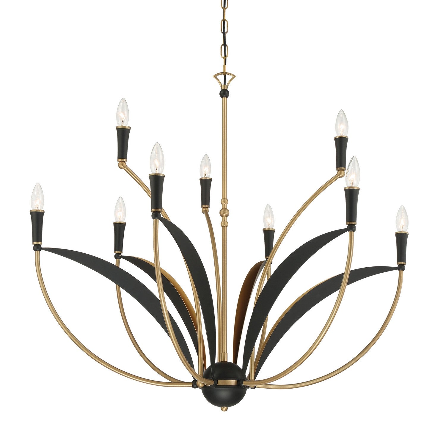 Minka-Lavery - 5699-782 - Nine Light Chandelier - Miller - Legacy Brass