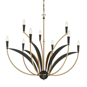 Minka-Lavery - 5699-782 - Nine Light Chandelier - Miller - Legacy Brass