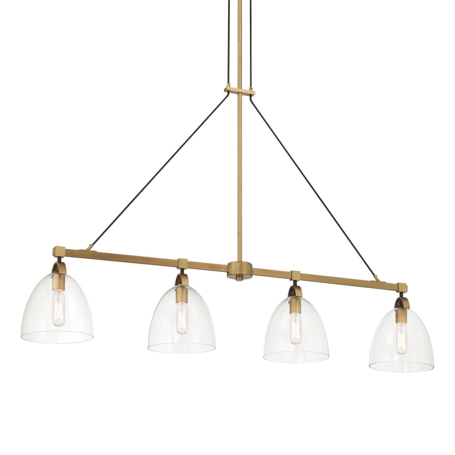 Minka-Lavery - 5717-876 - Four Light Island Pendant - Sommersby - Legacy Brass