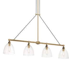 Minka-Lavery - 5717-876 - Four Light Island Pendant - Sommersby - Legacy Brass