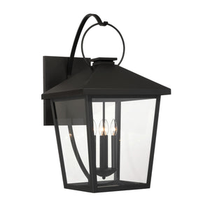 Minka-Lavery - 78002-66 - Four Light Outdoor Wall Sconce - Parkside - Sand Coal Black