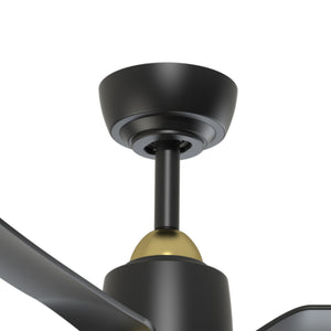 Kuzco Lighting - CF92942-BG/MB - 42"Ceiling Fan - Hugo - Brushed Gold/Matte Black