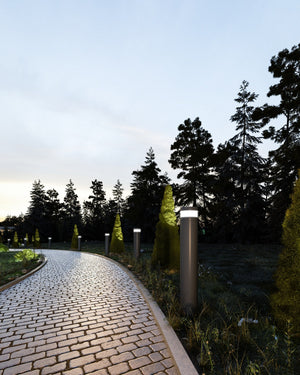Kuzco Lighting - EB48538-BK-UNV - LED Exterior Bollard - Windermere - Black