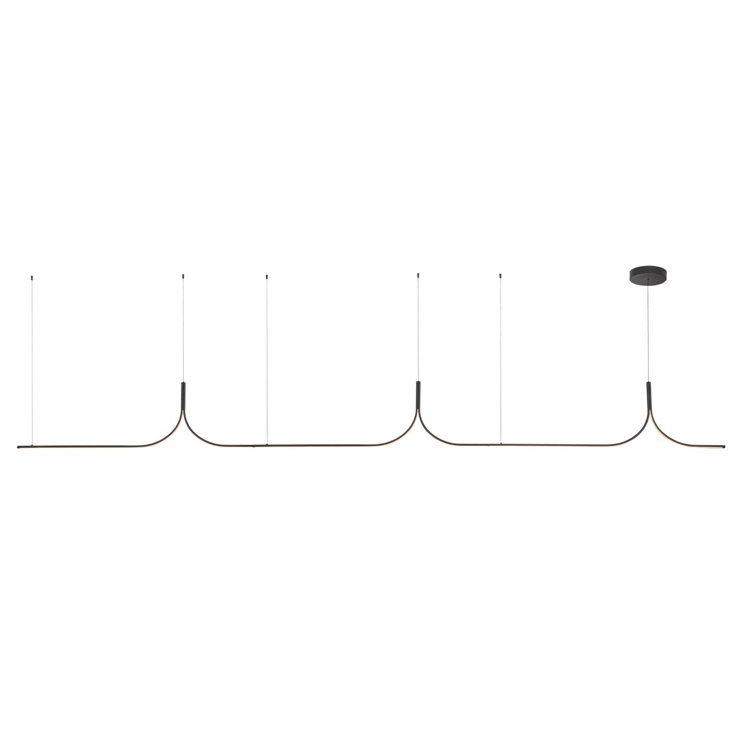 Kuzco Lighting - LP17915-BK-UNV-010 - LED Linear Pendant - Thread - Black