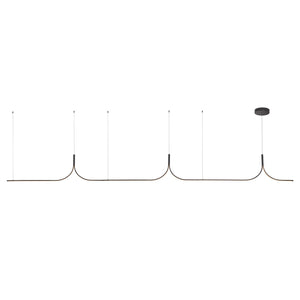 Kuzco Lighting - LP17915-BK-UNV-010 - LED Linear Pendant - Thread - Black