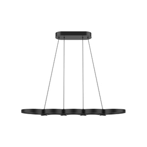 Kuzco Lighting - LP90838-BK-UNV - LED Linear Pendant - Maestro - Black