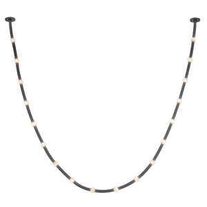 Kuzco Lighting - PD39317-BK/OP-UNV-010-RT - LED Pendant - Corda - Black/Opal Glass