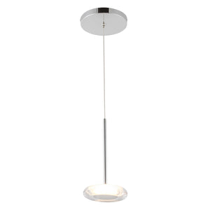 Kuzco Lighting - PD97204-CH/CL - LED Pendant - Stephord - Chrome/Clear Glass