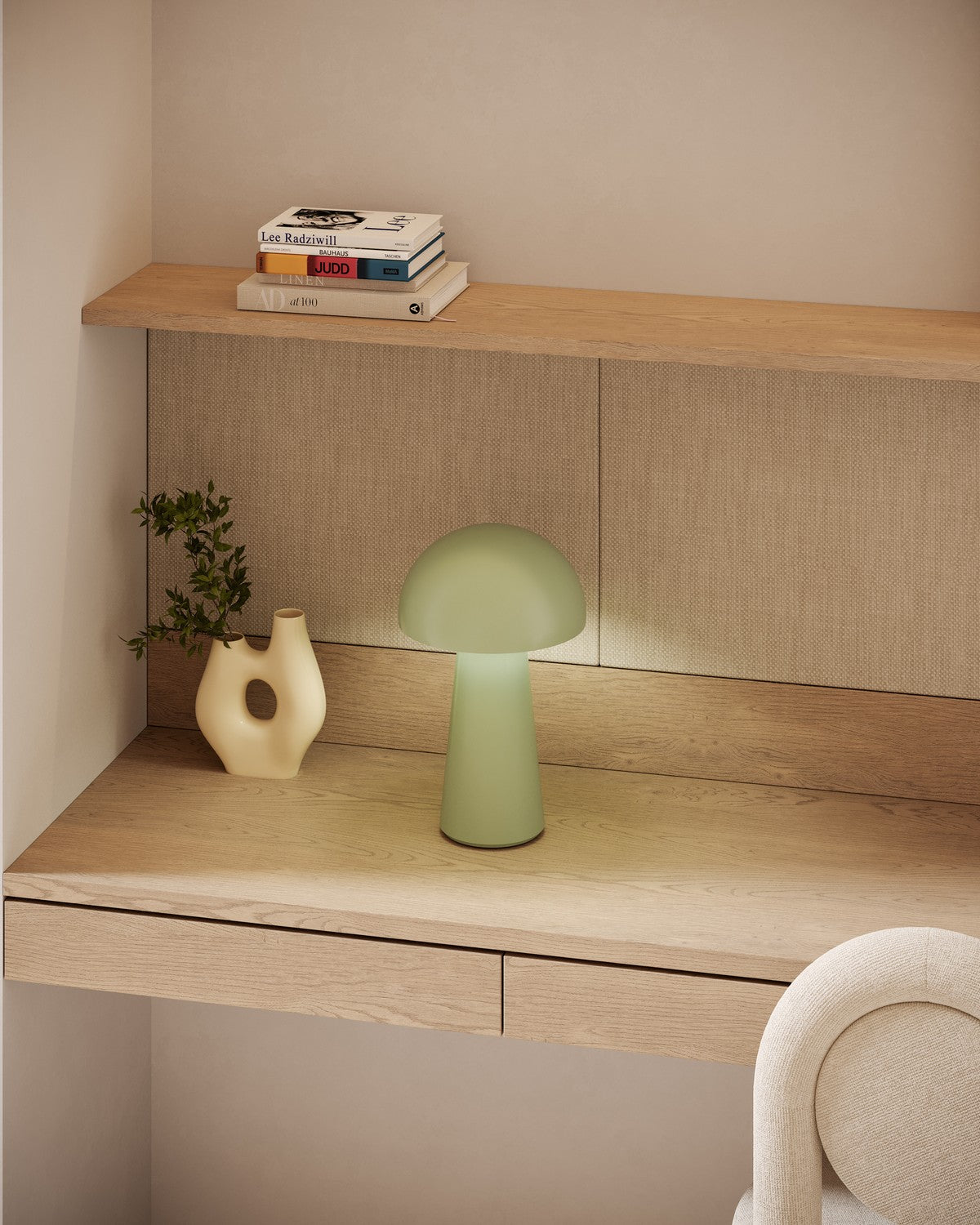Kuzco Lighting - TL64108-GN - LED Table Lamp - Asher - Sage Green