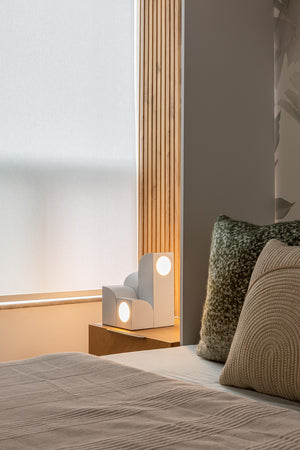 Kuzco Lighting - TL82412-WH - LED Table Lamp - Gypsum - White