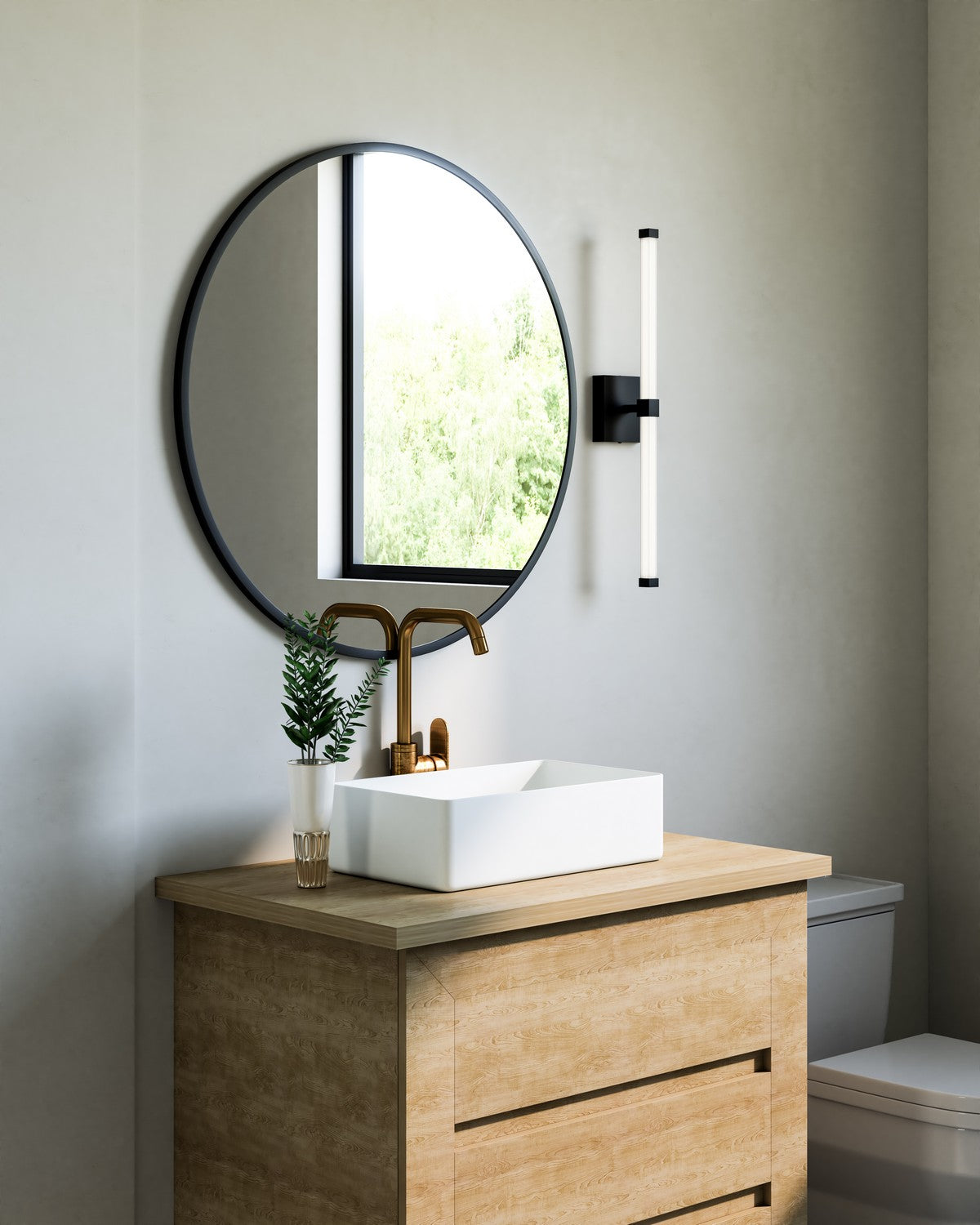 Kuzco Lighting - VL23524-BK-UNV - LED Vanity - Blade - Black
