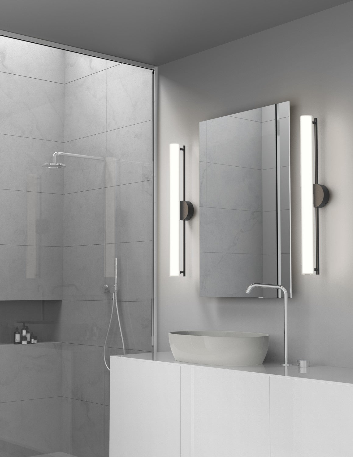 Kuzco Lighting - WS70130-BK-UNV - LED Wall Sconce - Gramercy - Black