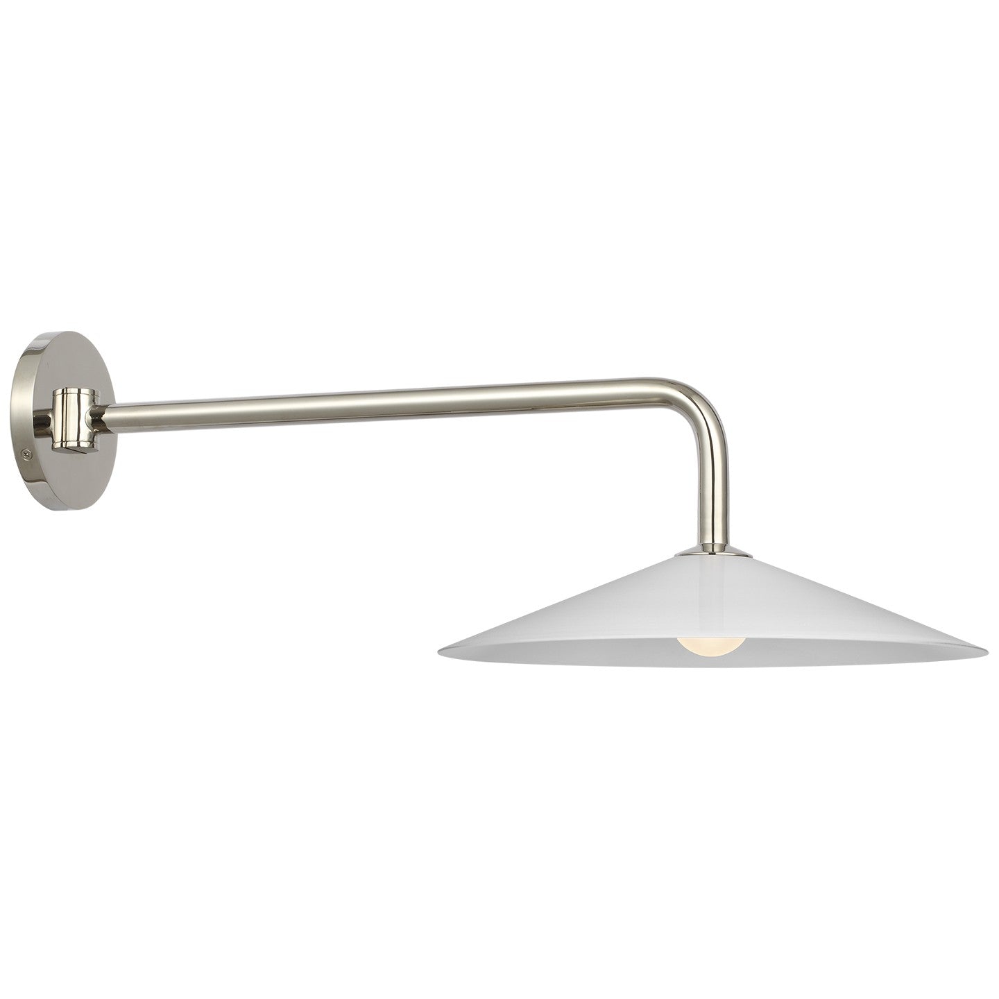 Visual Comfort Signature - AL 2031PN-WG - LED Wall Sconce - Ponce - Polished Nickel