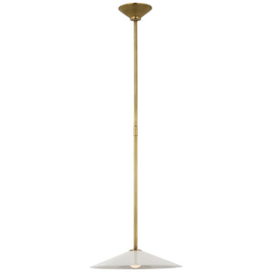 Visual Comfort Signature - AL 5030HAB-WG - LED Pendant - Ponce - Hand-Rubbed Antique Brass
