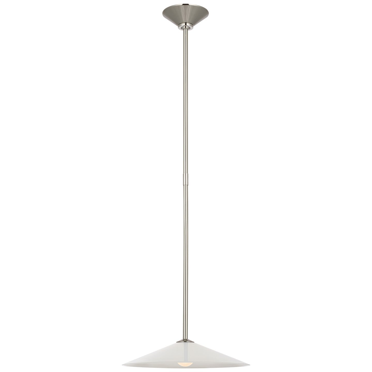 Visual Comfort Signature - AL 5030PN-WG - LED Pendant - Ponce - Polished Nickel