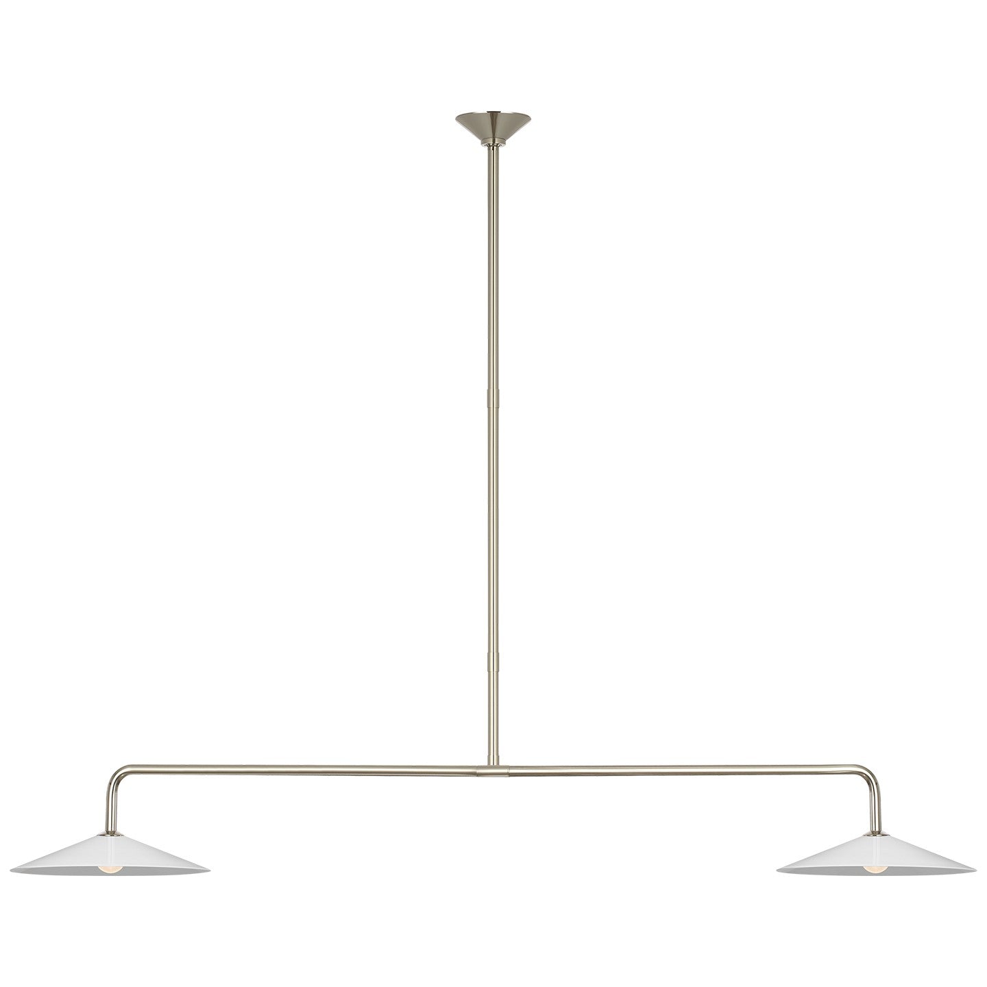 Visual Comfort Signature - AL 5035PN-WG - LED Pendant - Ponce - Polished Nickel