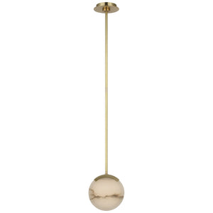Visual Comfort Signature - KW 5611AB-ALB - LED Pendant - Melange - Antique-Burnished Brass