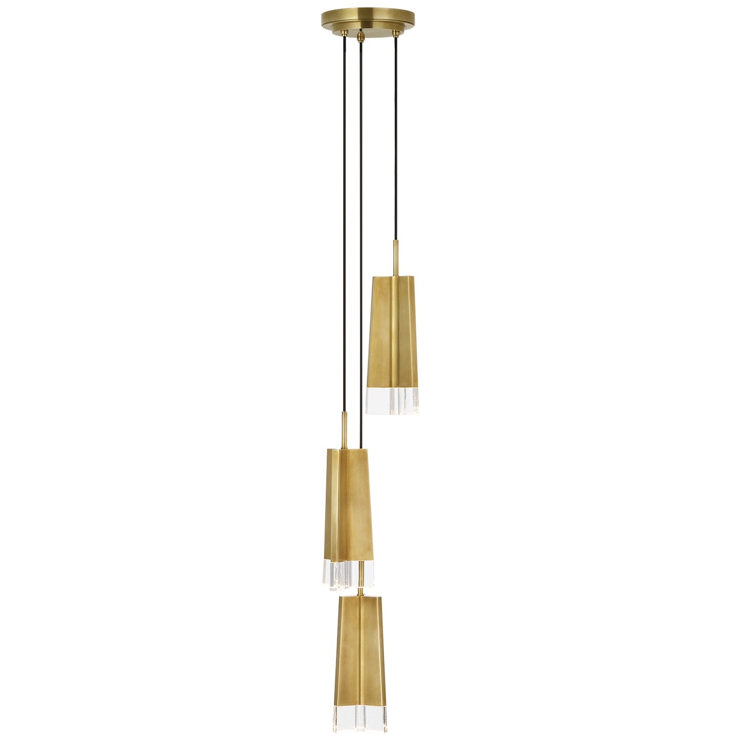 Visual Comfort Signature - TOB 5662HAB-CG - LED Pendant - Matcha - Hand-Rubbed Antique Brass