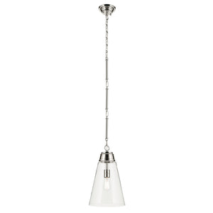 Kichler - 52661PNCLR - One Light Pendant - Marsailli - Polished Nickel