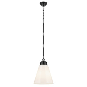 Kichler - 52662BK - One Light Pendant - Marsailli - Black