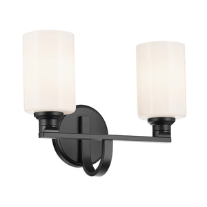 Kichler - 55225BK - Two Light Bath - Gioe - Black