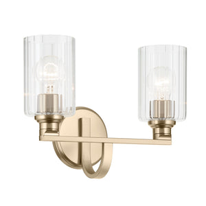 Kichler - 55225CPZFLU - Two Light Bath - Gioe - Champagne Bronze