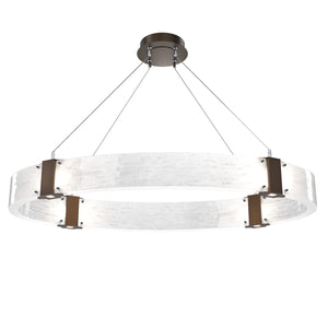 Hammerton Studio - PLB0042-44-FB-CG-CA1-L1 - LED Chandelier - Parallel - Flat Bronze
