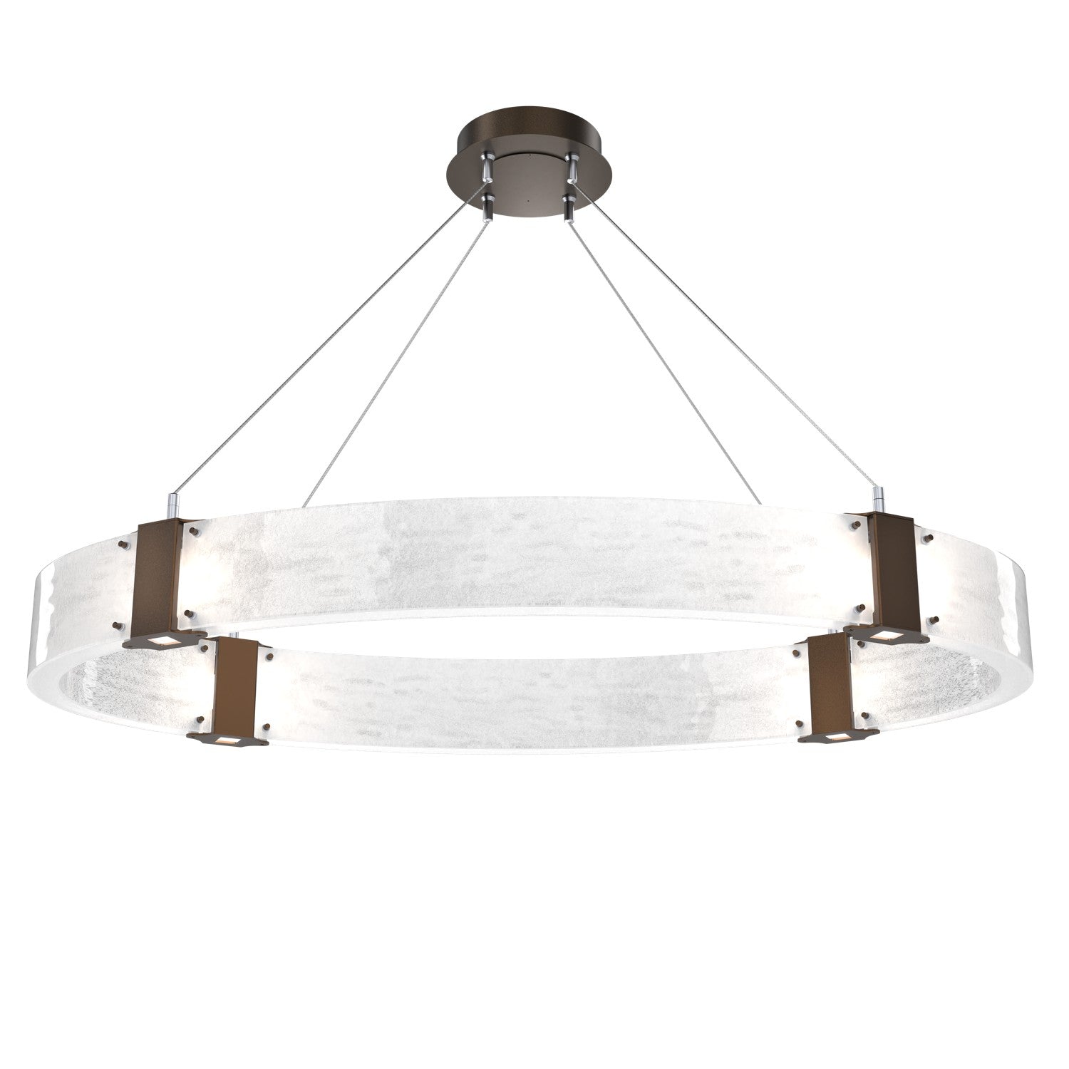 Hammerton Studio - PLB0042-44-FB-CG-CA1-L3 - LED Chandelier - Parallel - Flat Bronze