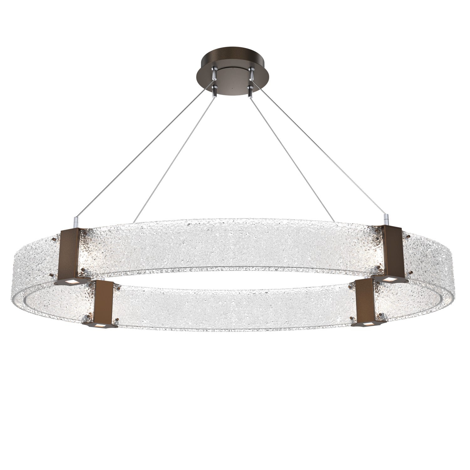 Hammerton Studio - PLB0042-44-FB-CR-CA1-L1 - LED Chandelier - Parallel - Flat Bronze
