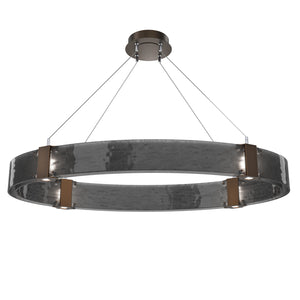 Hammerton Studio - PLB0042-44-FB-SG-CA1-L1 - LED Chandelier - Parallel - Flat Bronze