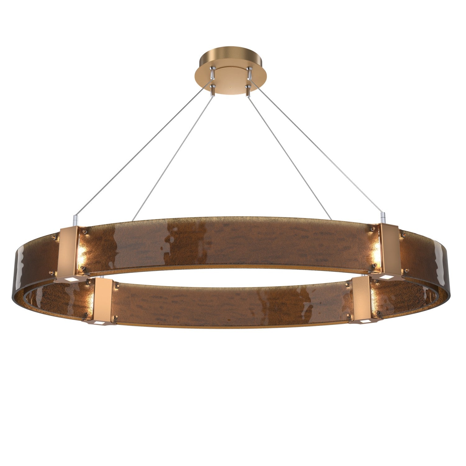 Hammerton Studio - PLB0042-44-NB-BG-CA1-L1 - LED Chandelier - Parallel - Novel Brass