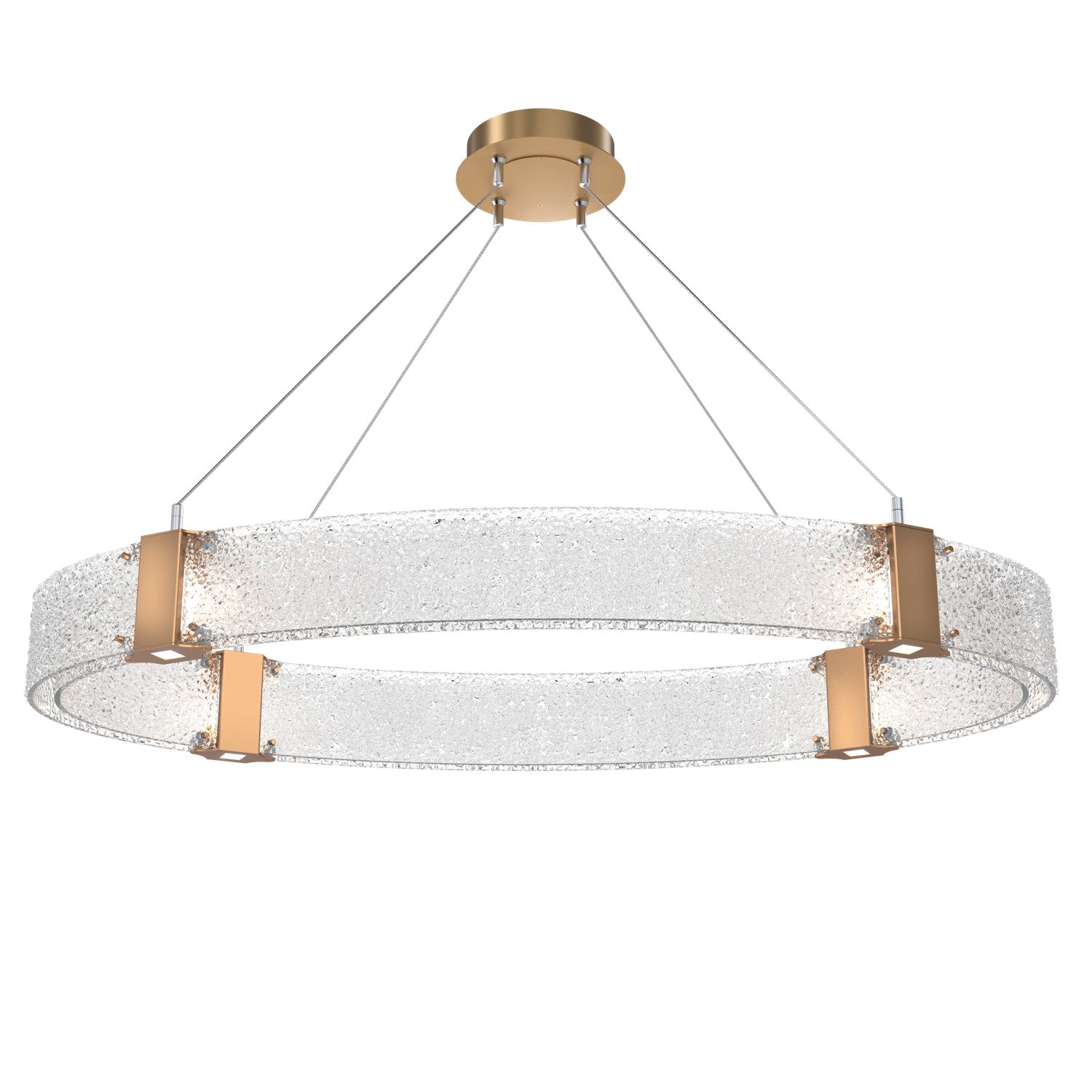 Hammerton Studio - PLB0042-44-NB-CR-CA1-L1 - LED Chandelier - Parallel - Novel Brass