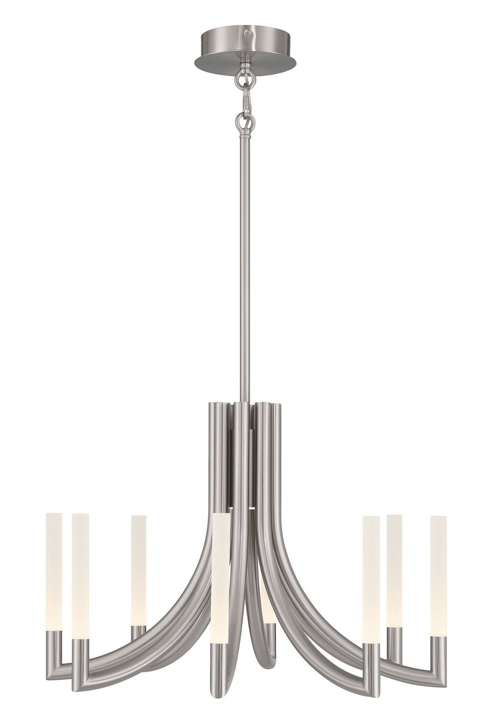 Eurofase - 49010-022 - OLETTE-CHD-8LT-24IN-SN-FR - OLETTE - Nickel