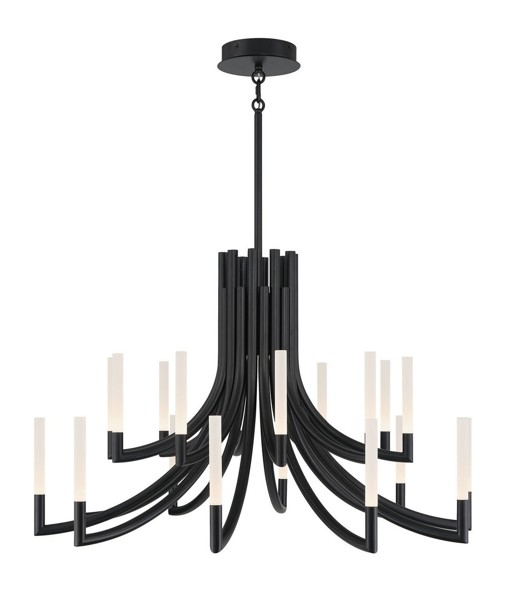 Eurofase - 49012-033 - OLETTE-CHD-20LT-42IN-BK-FR - OLETTE - Black