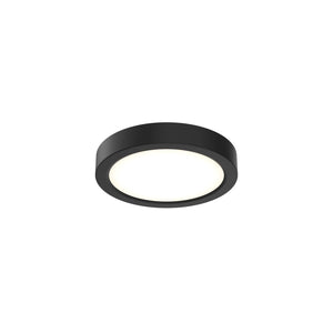 Dals - CFLEDR06-CC-V-BK - One Light Flush Mount - Delta - BK