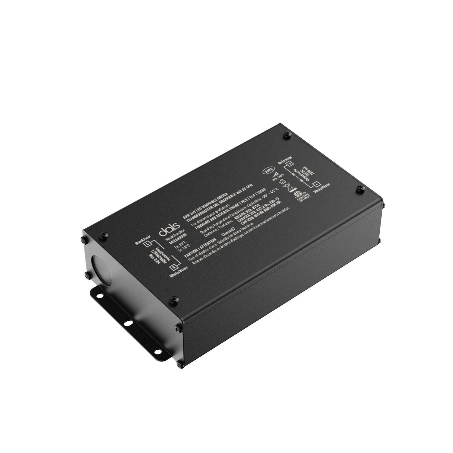 Dals - DR2460DIM - Hardwired Driver - 24V Drivers - BK