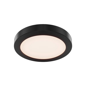 Dals - FMM09-CC-BK - One Light Flush Mount - Radiance - BK