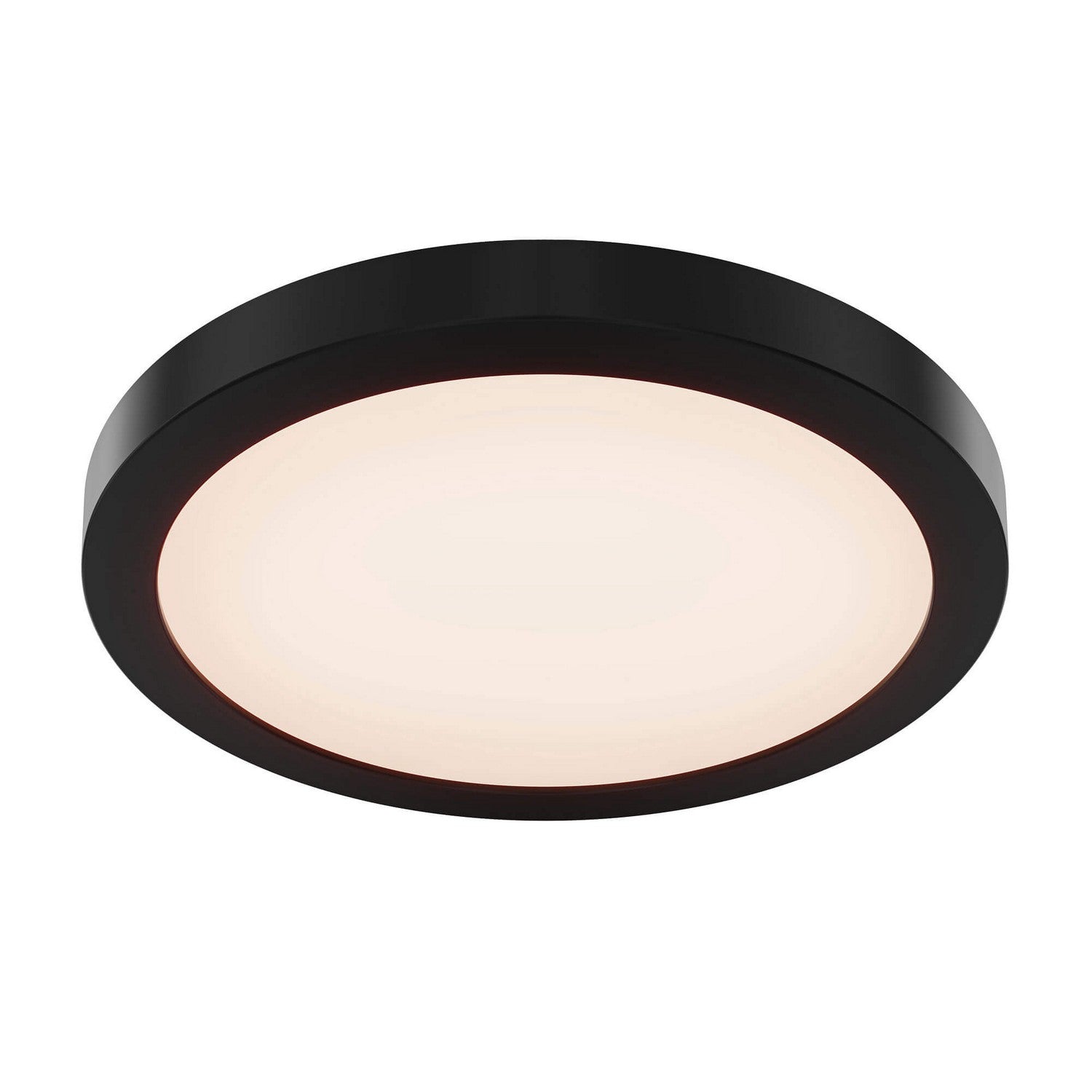 Dals - FMM12-CC-BK - One Light Flush Mount - Radiance - BK