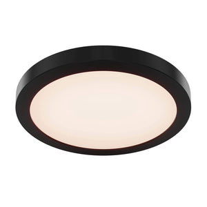 Dals - FMM12-CC-BK - One Light Flush Mount - Radiance - BK