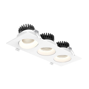 Dals - GBR35-CC-TRIO-WH - Triple Gimbal Downlight - Revolve - WH