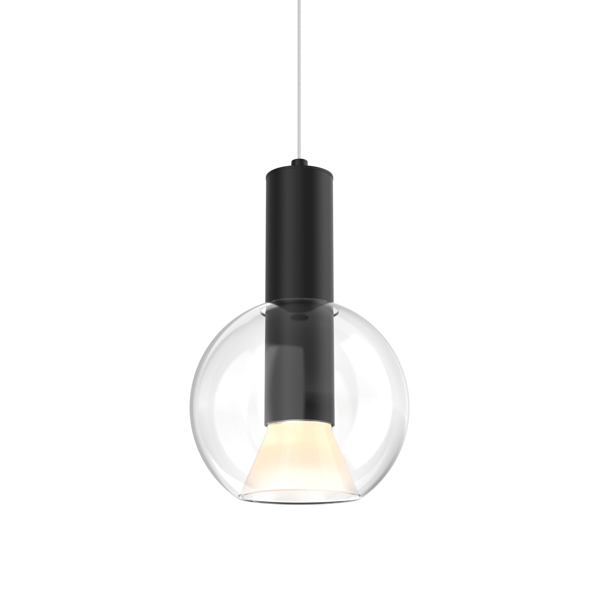 Dals - IRPD-CC-BK - One Light Pendant - Iris - BK