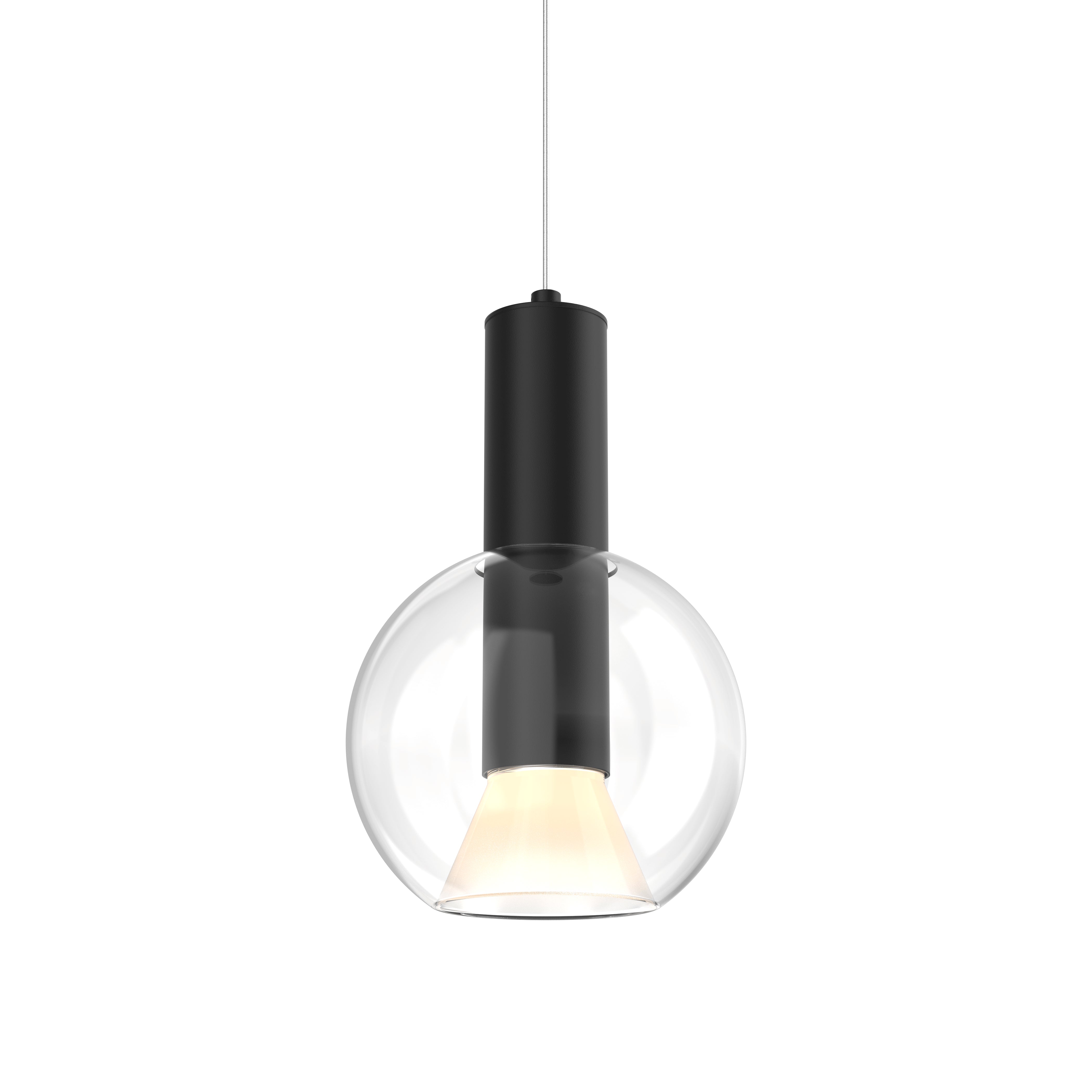 Dals - IRPD-CC-BK - One Light Pendant - Iris - BK