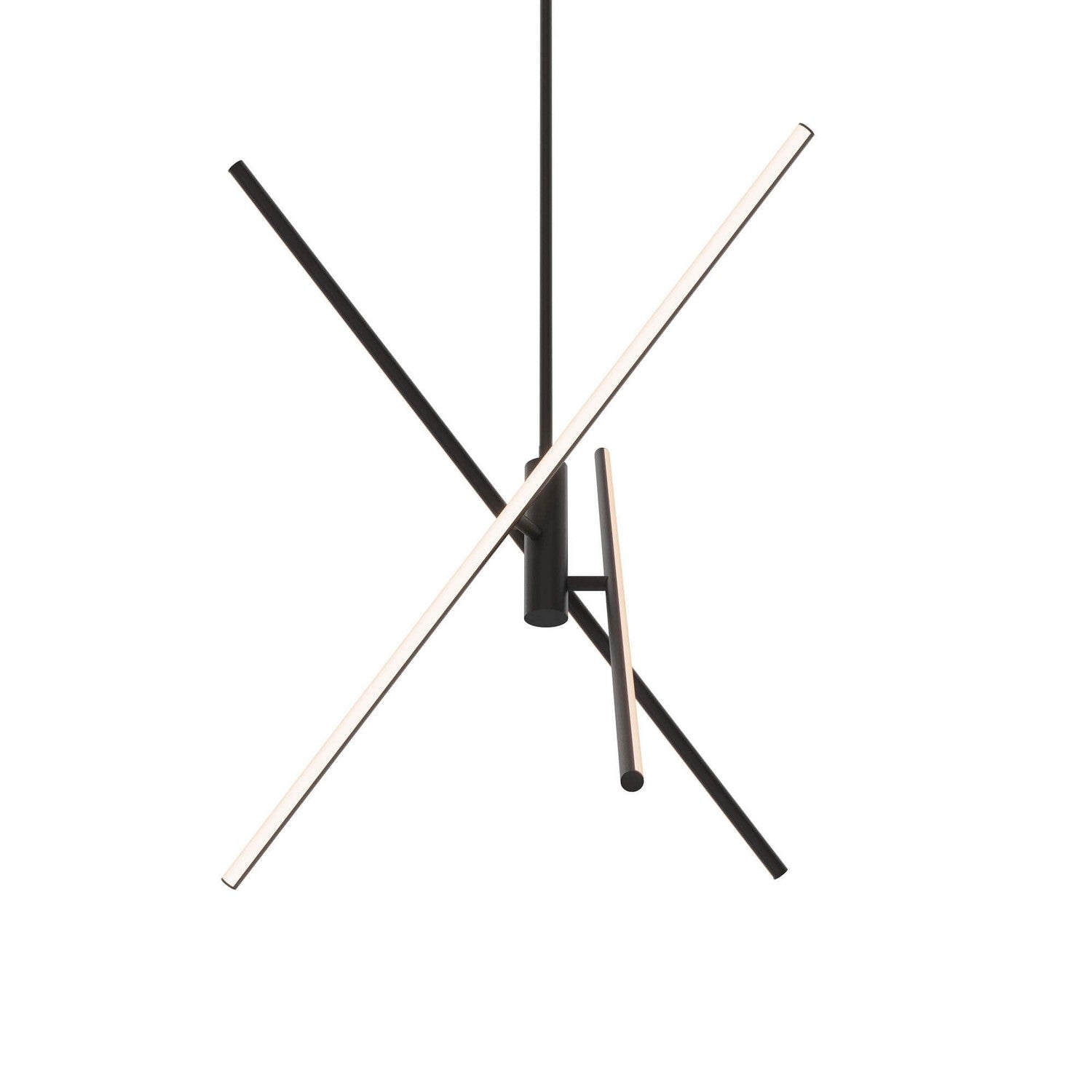 Dals - SSPD32-CC-BK - Three Light Pendant - Asterisk - BK