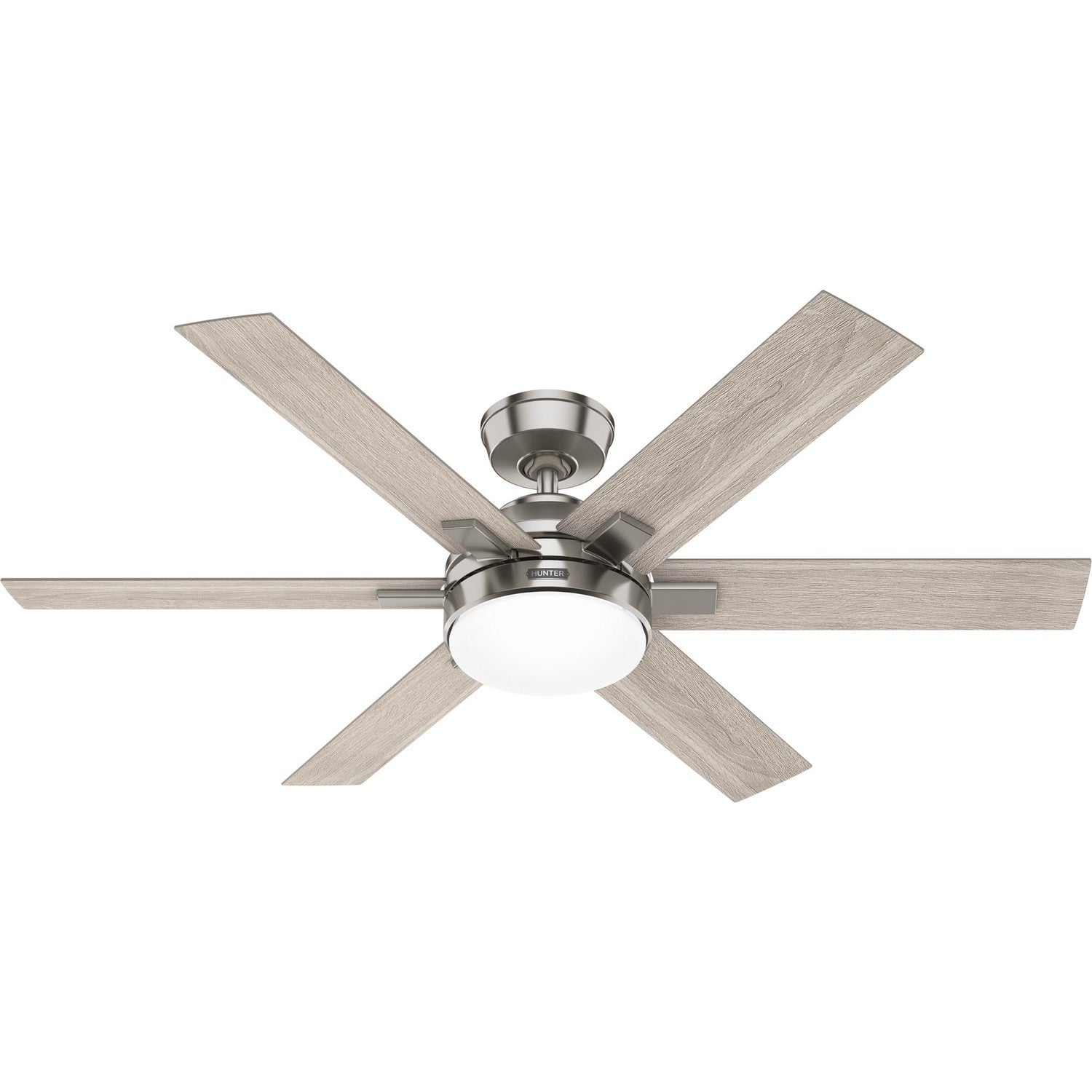 Hunter - 52785 - 52" Ceiling Fan - Georgetown - Brushed Nickel