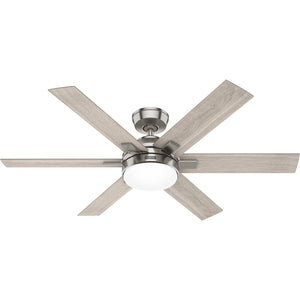 Hunter - 52785 - 52" Ceiling Fan - Georgetown - Brushed Nickel