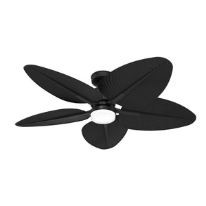 Hunter - 53013 - 52" Ceiling Fan - Tropic View - Matte Black