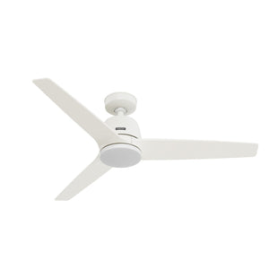 Hunter - 53547 - 52" Ceiling Fan - Malden - Matte White