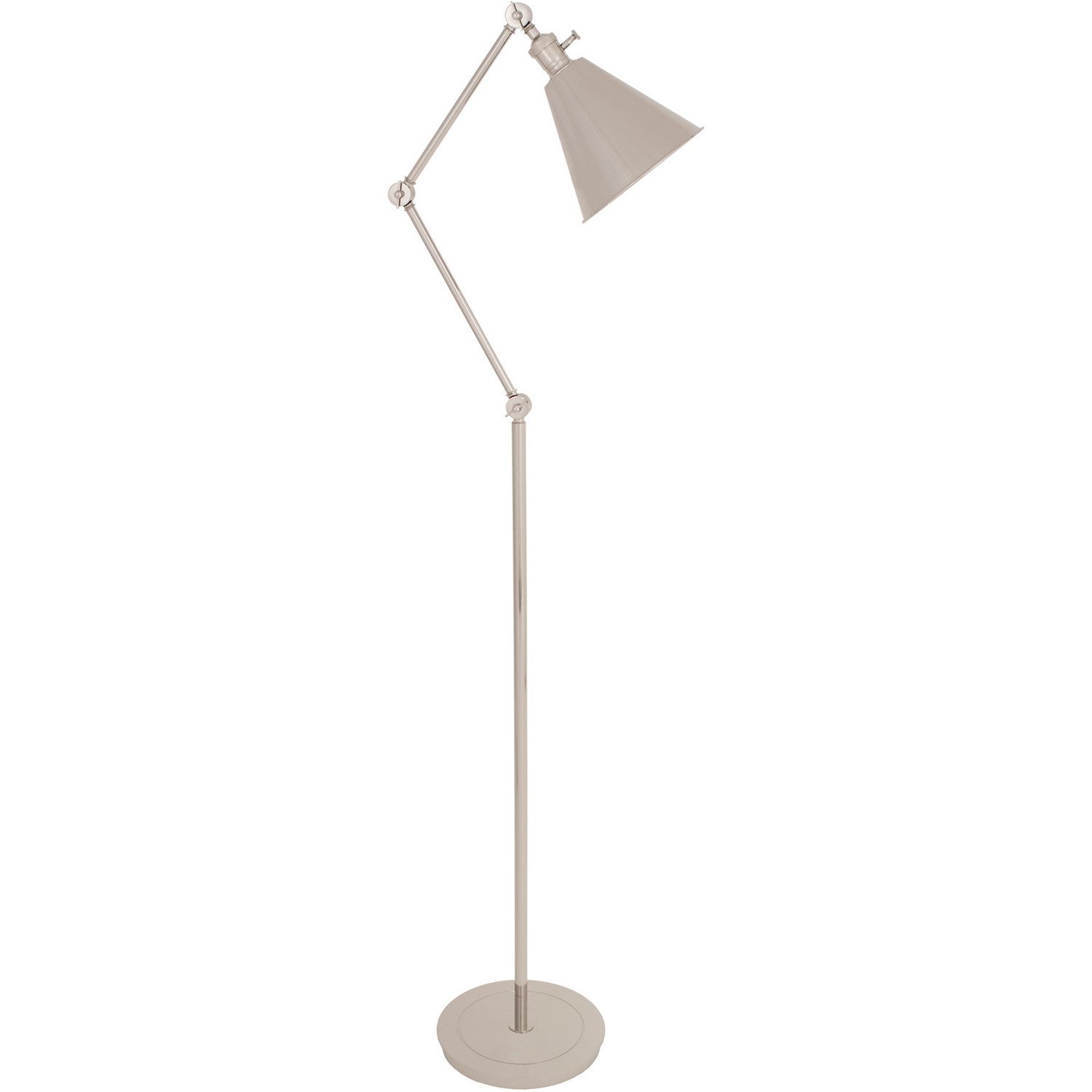 Robert Abbey - S2422 - One Light Floor Lamp - Alloy - Polished Nickel