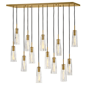 Fredrick Ramond - FR31105HBR-CL - LED Linear - Cosette - Heritage Brass